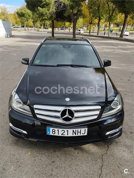 Negro Usado 2012 Mercedes C180 Elegance Familiar | 11.950 € (Buen precio) - Imagen 1/4