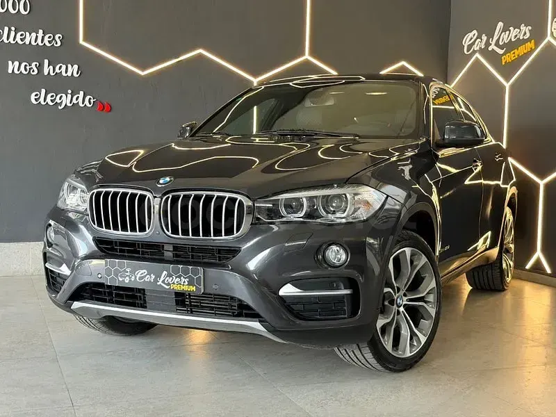 Usado BMW X6 313 CV (230 kW) 2017 Gris / plata SUV
