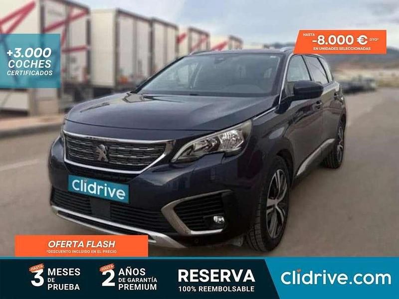 Azul Usado 2018 Peugeot 5008 Allure SUV | 14.590 € (Buen precio) - Imagen 1/3