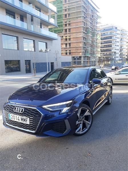 Usado Audi A3 S-Line 150 CV (110 kW) 2023 Azul Berlina
