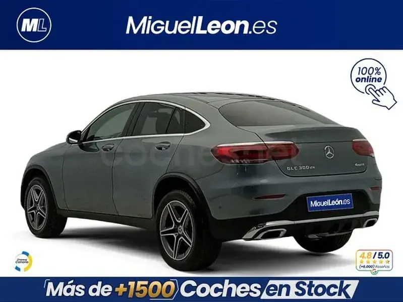Usado Mercedes GLC300de 306 CV (225 kW) 2022 Gris / plata Coupe
