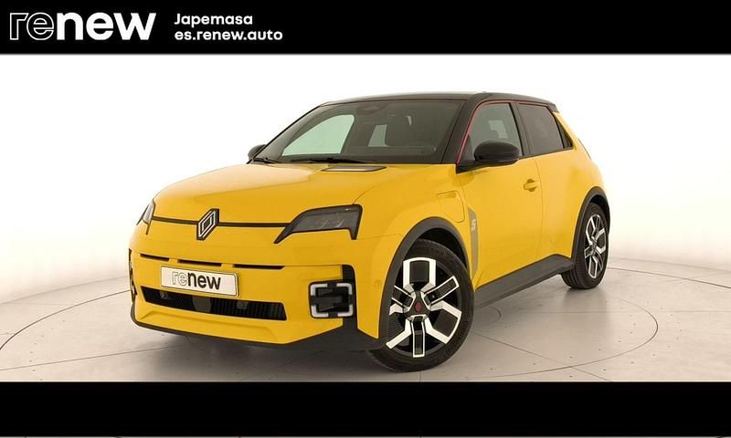Amarillo pop!/techo negro Usado 2025 Renault 5 E-Tech Techno Berlina | 27.680 € - Imagen 1/4