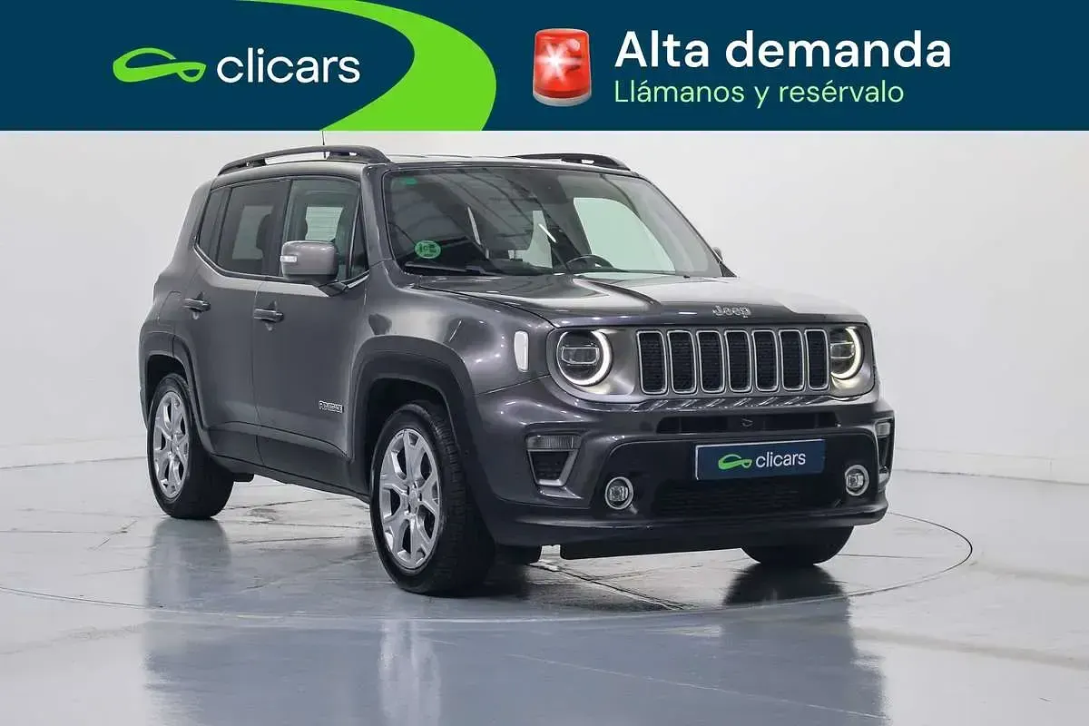 Usado Jeep Renegade Limited 120 CV (88 kW) 2019 Gris SUV