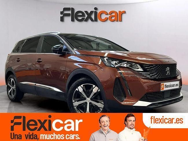 Marrón Usado 2021 Peugeot 5008 GT Monovolumen | 21.990 € (Buen precio) - Imagen 1/4