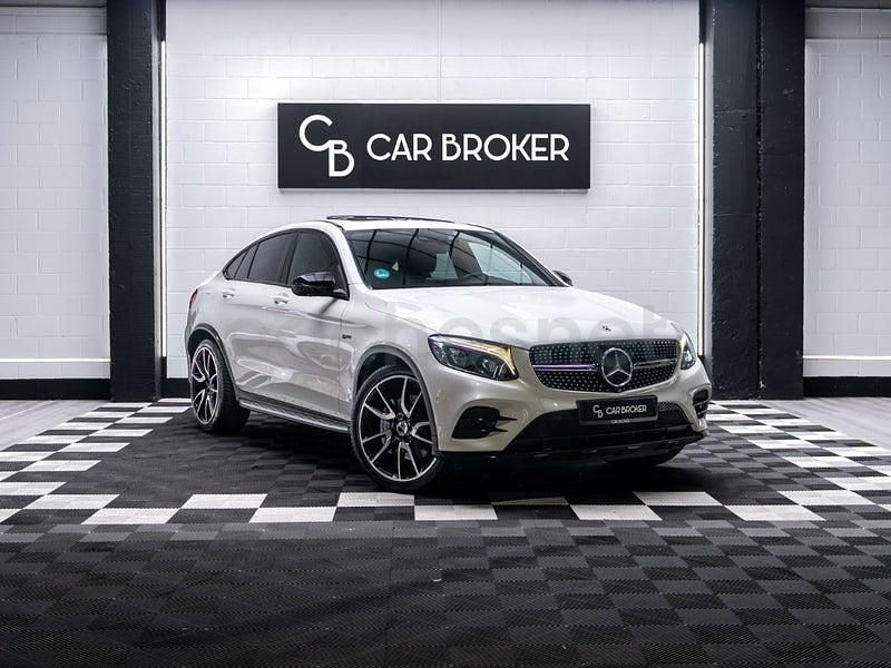 Usado Mercedes GLC43 AMG 367 CV (269 kW) 2018 Blanco Coupe