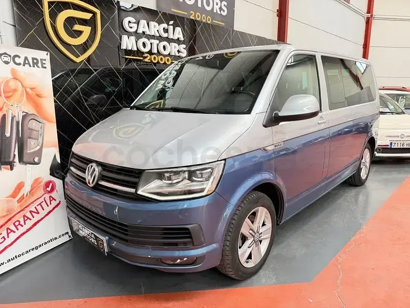 Usado VW Multivan 150 CV (110 kW) 2018 Azul Monovolumen
