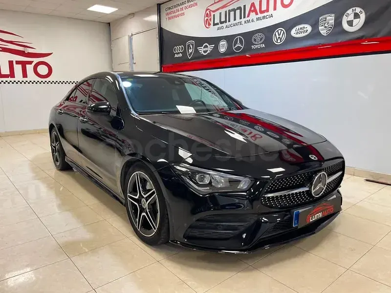 Usado Mercedes CLA200 150 CV (110 kW) 2021 Negro Coupe