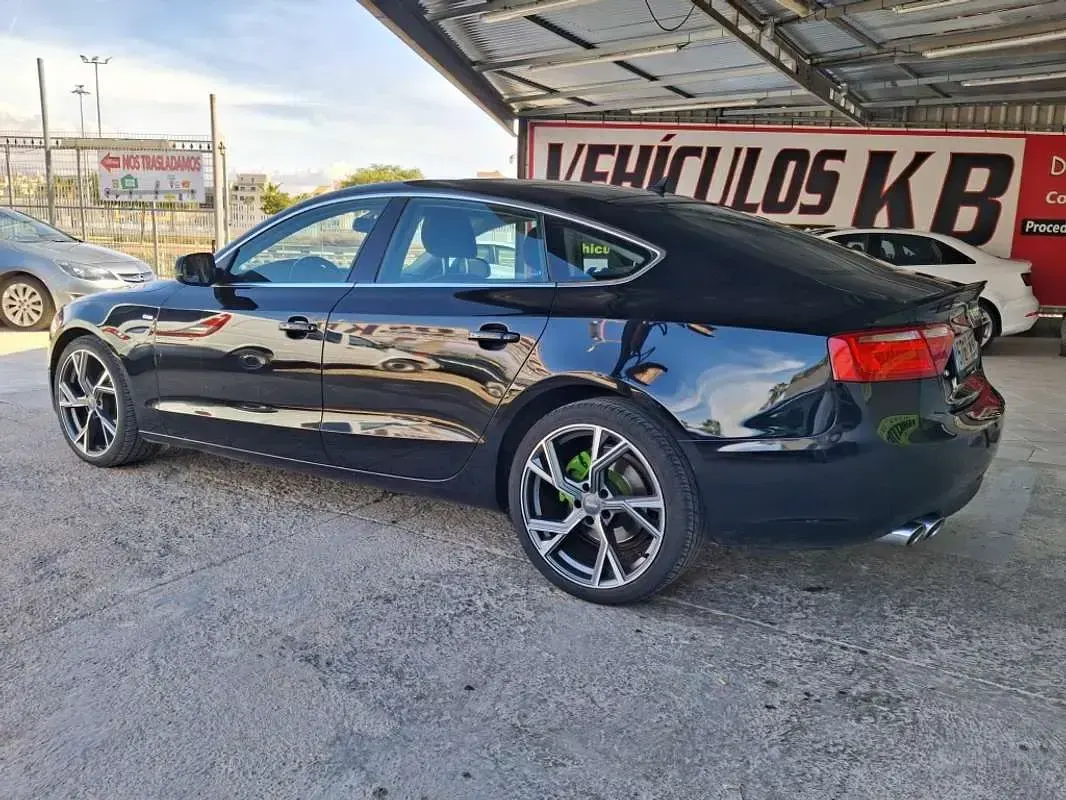 Usado Audi A5 Sportback S-Line 190 CV (139 kW) 2015 Negro Utilitario