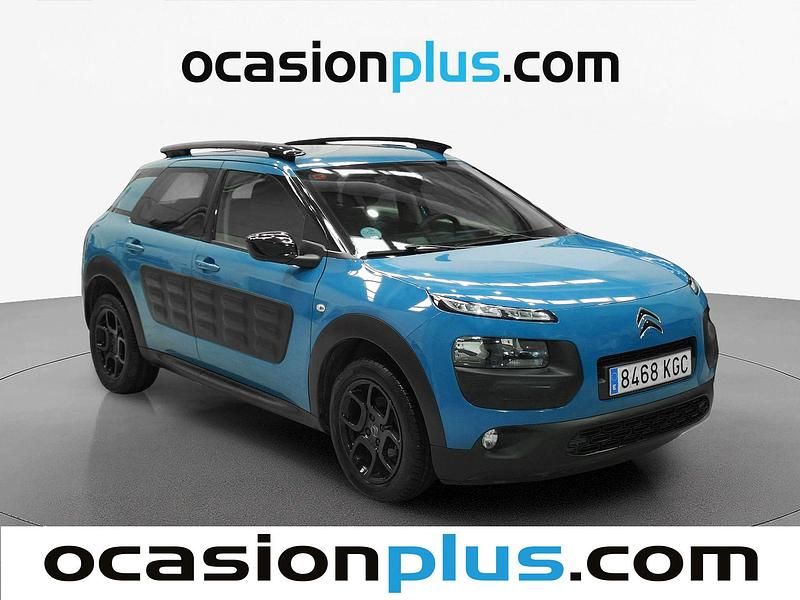 Usado Citroën C4 Cactus Feel 82 CV (60 kW) 2017 Azul Utilitario