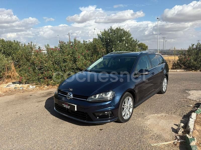 Azul Usado 2015 VW Golf VII Sportline Familiar | 11.990 € (Precio justo) - Imagen 1/3