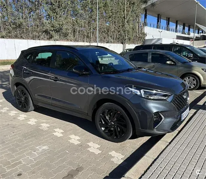 Usado Hyundai Tucson N Line 185 CV (136 kW) 2019 Marrón SUV