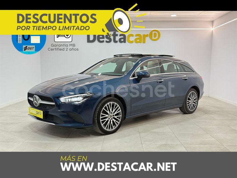 Azul Usado 2021 Mercedes CLA250e Shooting Brake Familiar | 27.990 € (Precio justo) - Imagen 1/2