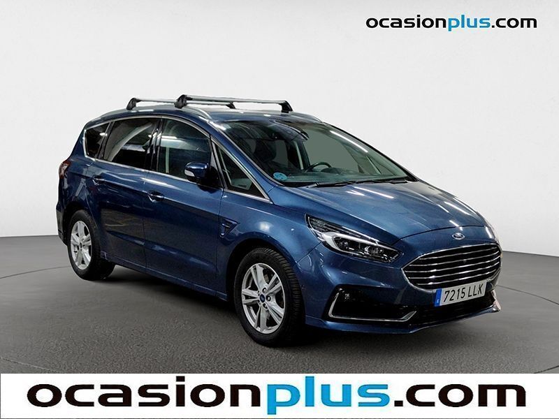 Azul Usado 2020 Ford S-MAX Titanium Monovolumen | 25.410 € (Buen precio) - Imagen 1/3
