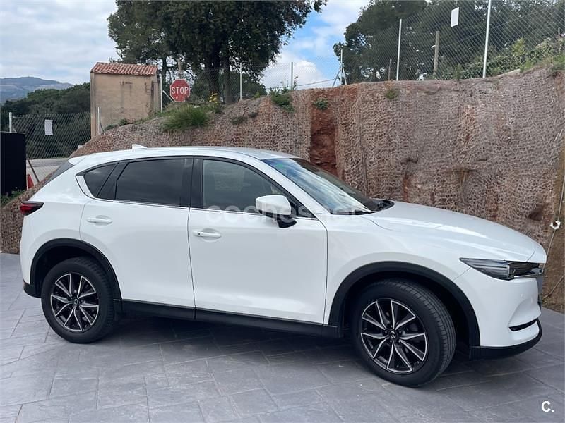 Usado Mazda CX-5 150 CV (110 kW) 2018 Blanco SUV