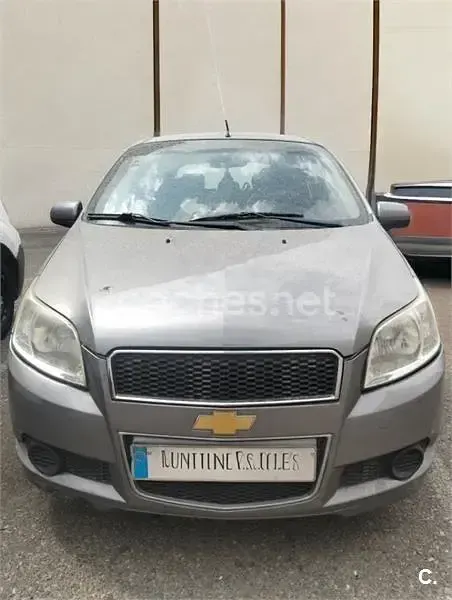 Usado Chevrolet Aveo LS 101 CV (74 kW) 2010 Gris / plata Berlina