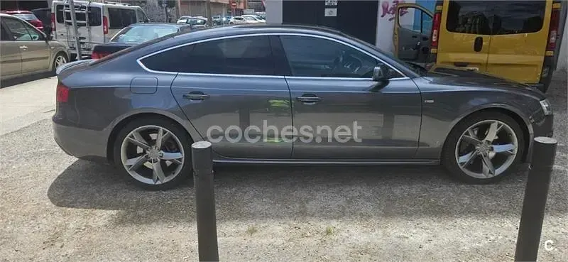 Usado Audi A5 Sportback Sport 218 CV (160 kW) 2015 Gris / plata Utilitario