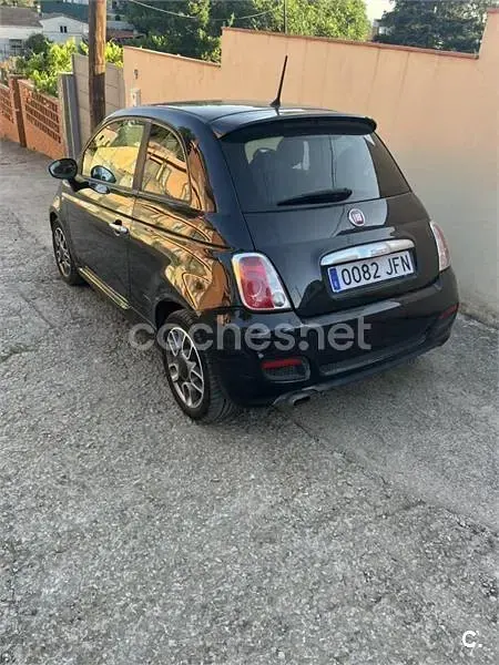 Usado Fiat 500 S 69 CV (50 kW) 2015 Negro Berlina