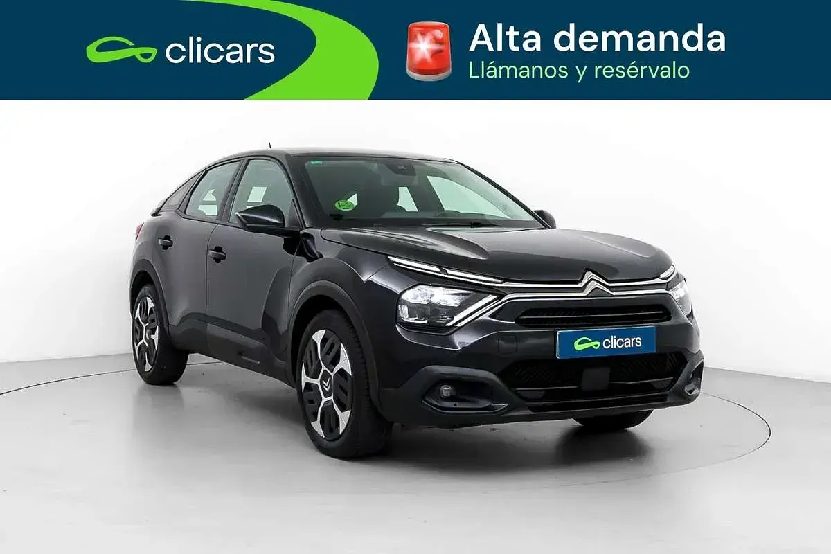 Usado Citroën C4 Feel 101 CV (74 kW) 2022 Negro Utilitario
