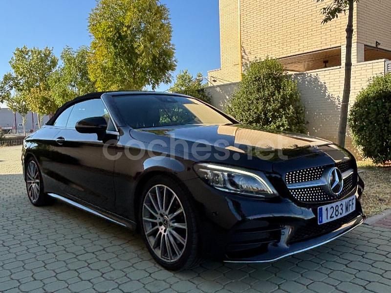 Negro Usado 2020 Mercedes C220 Descapotable | 37.500 € (Un poco caro) - Imagen 1/4