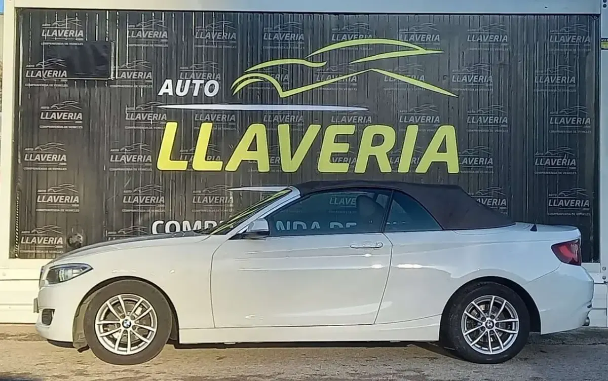 Usado BMW 218 136 CV (100 kW) 2015 Blanco Descapotable