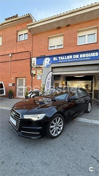 Usado Audi A6 S-Line 190 CV (139 kW) 2016 Negro Familiar