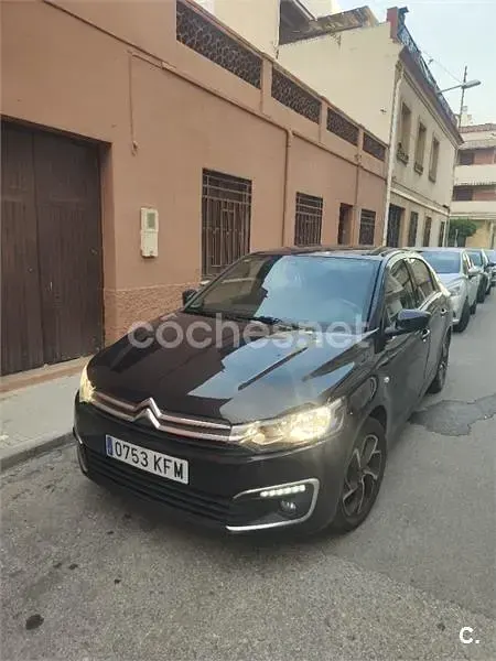 Usado Citroën C-Elysee I PureTech 82 CV (60 kW) 2017 Negro Berlina