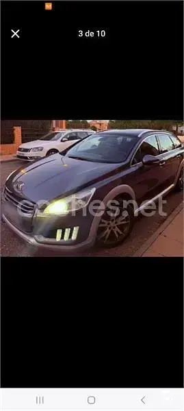 Usado Peugeot 508 RXH 200 CV (147 kW) 2013 Negro Familiar