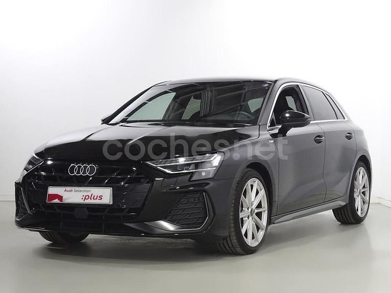 Negro Usado 2025 Audi A3 S-Line Berlina | 33.800 € (Buen precio) - Imagen 1/4