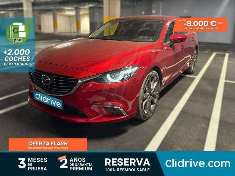 Rojo Usado 2015 Mazda 6 Luxury Berlina | 13.390 € (Buen precio) - Imagen 1/3