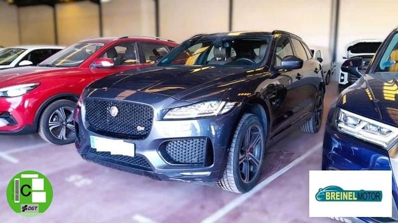 Usado Jaguar F-Pace S 300 CV (220 kW) 2018 Gris SUV