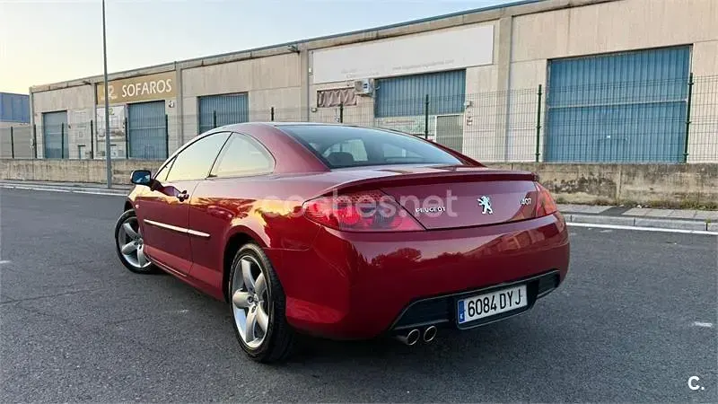 Usado Peugeot 407 Coupe 204 CV (150 kW) 2006 Granate Coupe