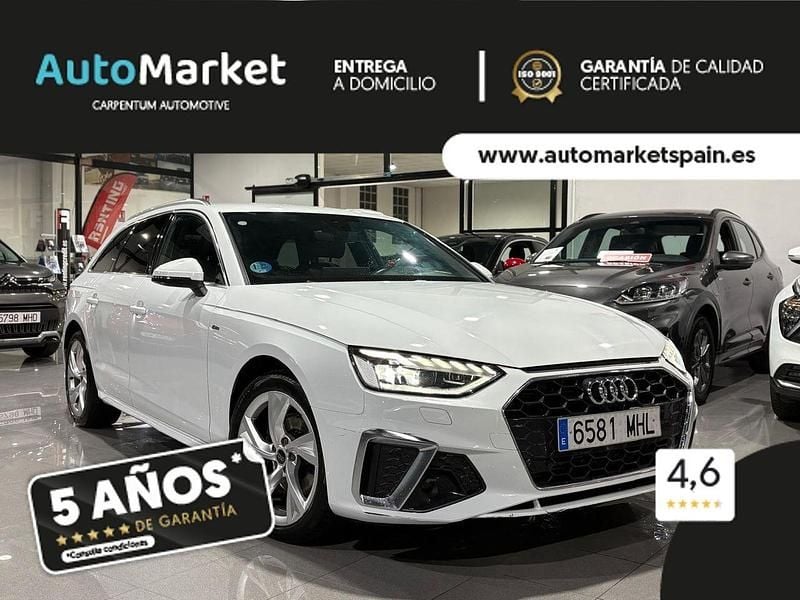 Usado Audi A4 S-Line 150 CV (110 kW) 2023 Blanco Familiar