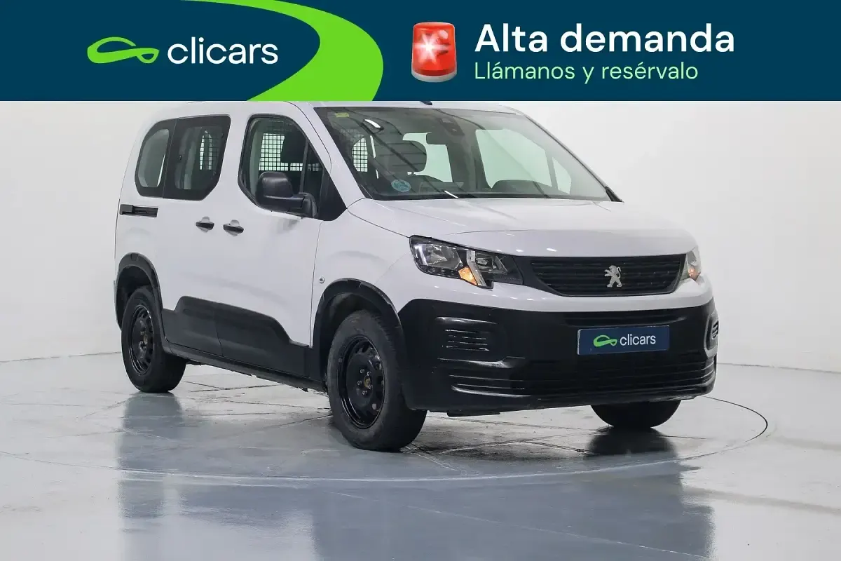 Begagnad Peugeot Rifter Business-Line 100 HK (73 kW) 2022 Vit Minibuss