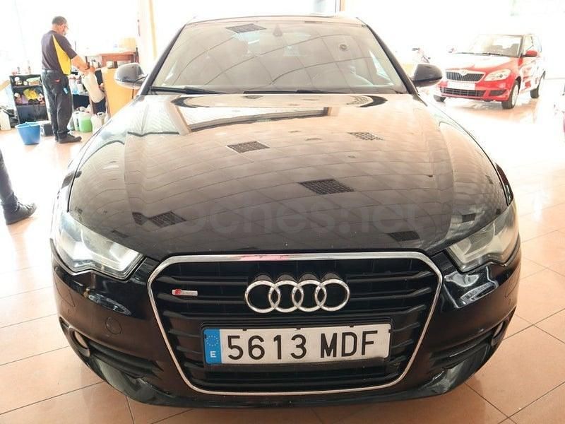 Usado Audi A6 177 CV (130 kW) 2013 Negro Familiar
