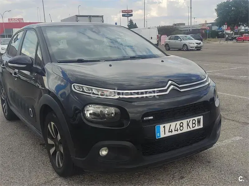 Usado Citroën C3 Feel 82 CV (60 kW) 2017 Negro Berlina