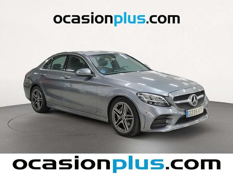 Usado Mercedes C200 AMG 184 CV (135 kW) 2019 Gris Berlina