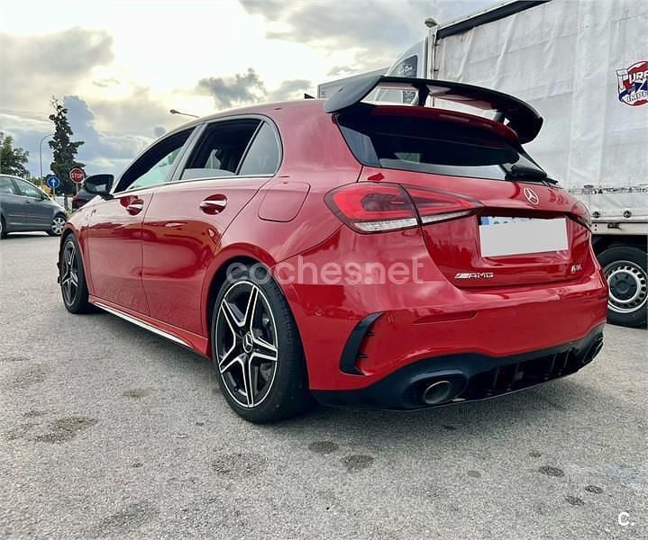 Rojo Usado 2019 Mercedes A35 AMG Berlina | 35.990 € (Precio justo) - Imagen 1/4