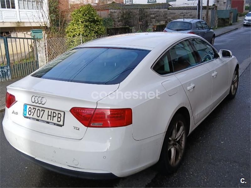 Usado Audi A5 Sportback 143 CV (105 kW) 2013 Blanco Utilitario