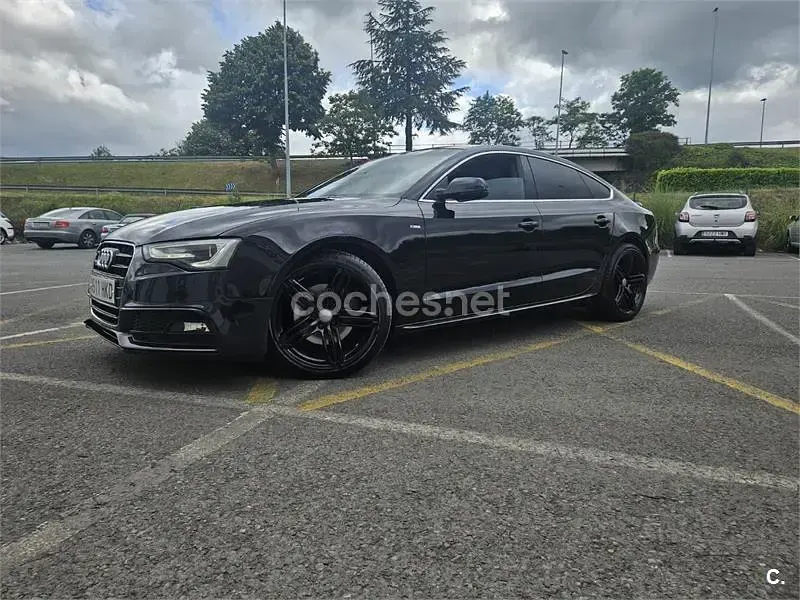 Usado Audi A5 Sportback S-Line 211 CV (155 kW) 2012 Negro Utilitario