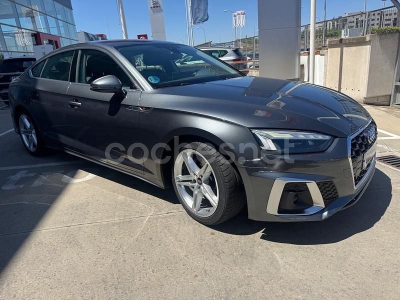 Gris / plata Usado 2021 Audi A5 Sportback S-Line Utilitario | 19.999 € (Super precio) - Imagen 1/4