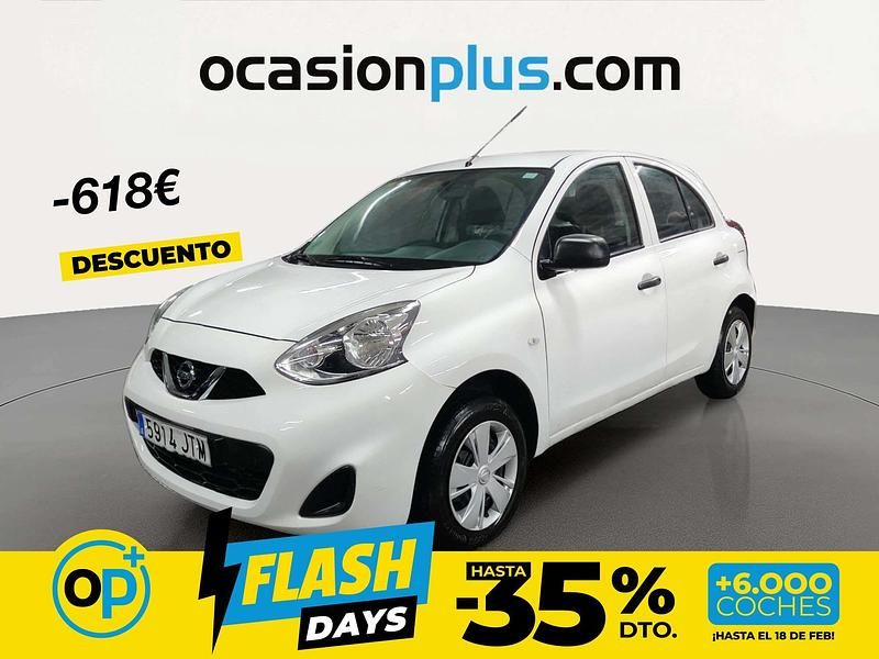Usado Nissan Micra 80 CV (58 kW) 2016 Blanco Utilitario