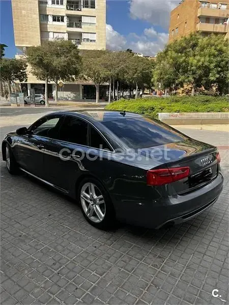 Usado Audi A6 S-Line 310 CV (228 kW) 2014 Gris / plata Berlina