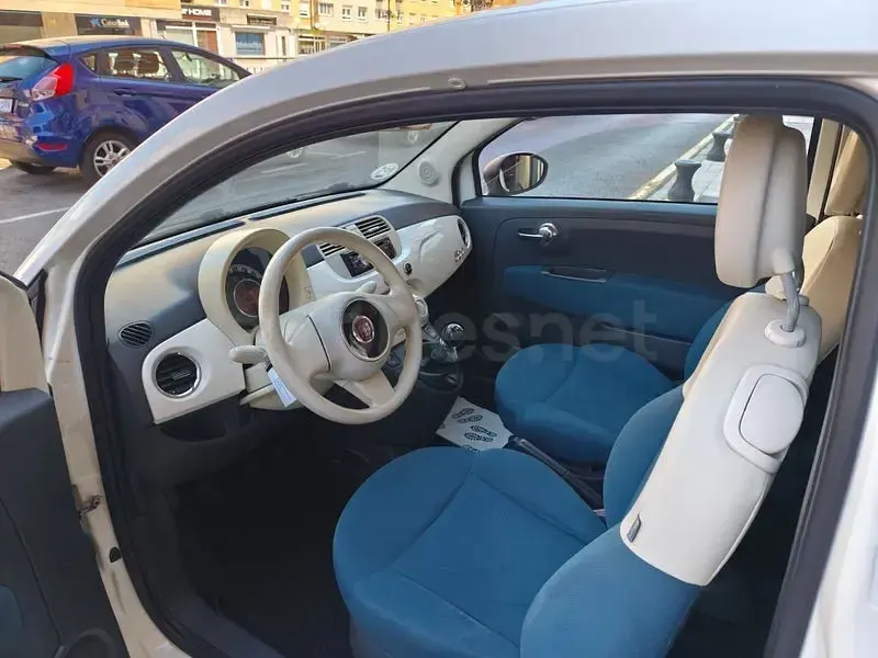 Usado Fiat 500 Pop 69 CV (50 kW) 2009 Blanco Descapotable