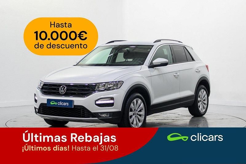 Blanco Usado 2021 VW T-Roc Advance SUV | 24.390 € (Precio justo) - Imagen 1/4