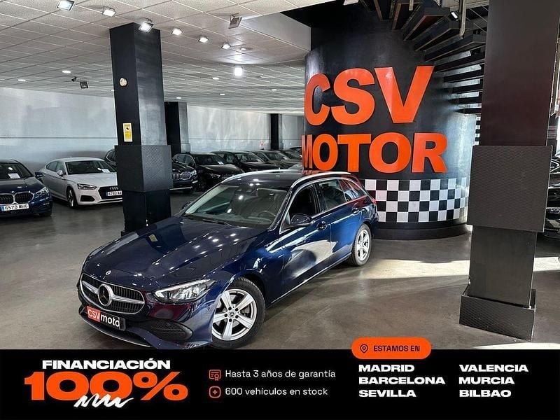 Azul Usado 2022 Mercedes C200 Familiar | 26.850 € (Precio justo) - Imagen 1/4