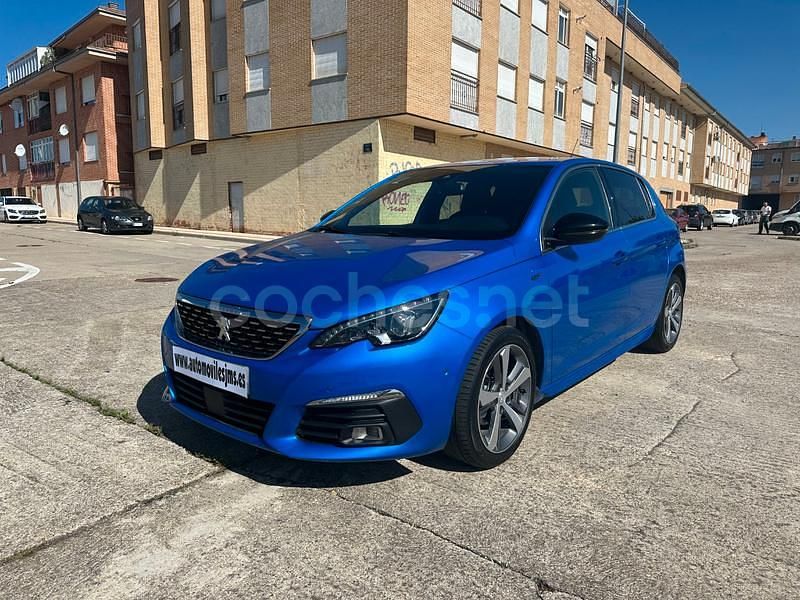 Usado Peugeot 308 GT 130 CV (95 kW) 2021 Azul Berlina