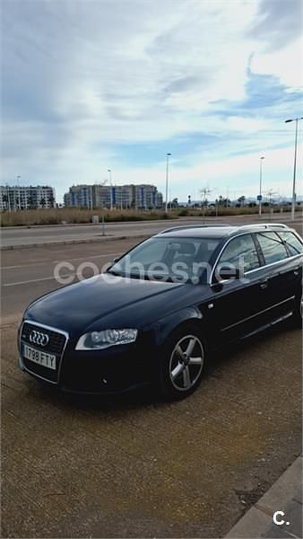 Usado Audi A4 S-Line 170 CV (125 kW) 2007 Negro Familiar