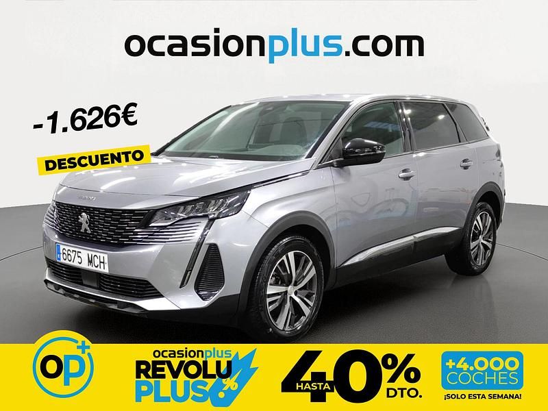 Usado Peugeot 5008 Allure 130 CV (95 kW) 2022 Gris SUV