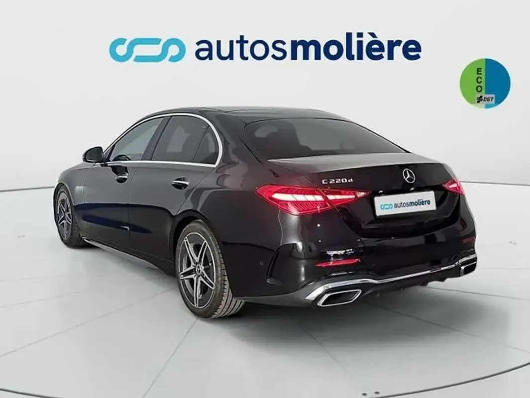 Usado Mercedes C220 200 CV (147 kW) 2021 Negro Berlina