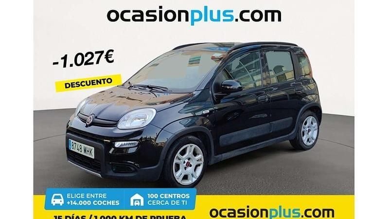 Negro Usado 2023 Fiat Panda Cross Cross Utilitario | 10.273 € (Buen precio) - Imagen 1/4